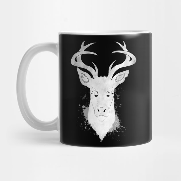 Spider Deer Negative by ThompsonTom Tees